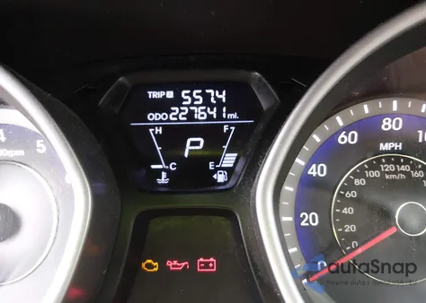 2012 Hyundai Elantra Gls (Ulsan Plant) from USA, damaged, VIN KMHDH4AE4CU281840
